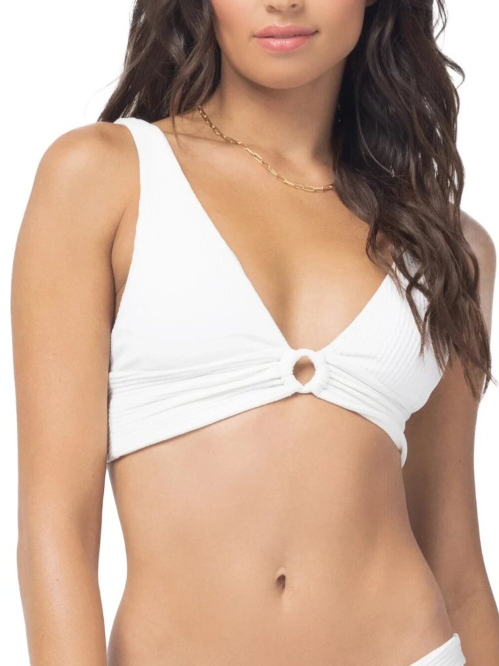 L*SPACE Eco Chic Cream Bikini - S/M